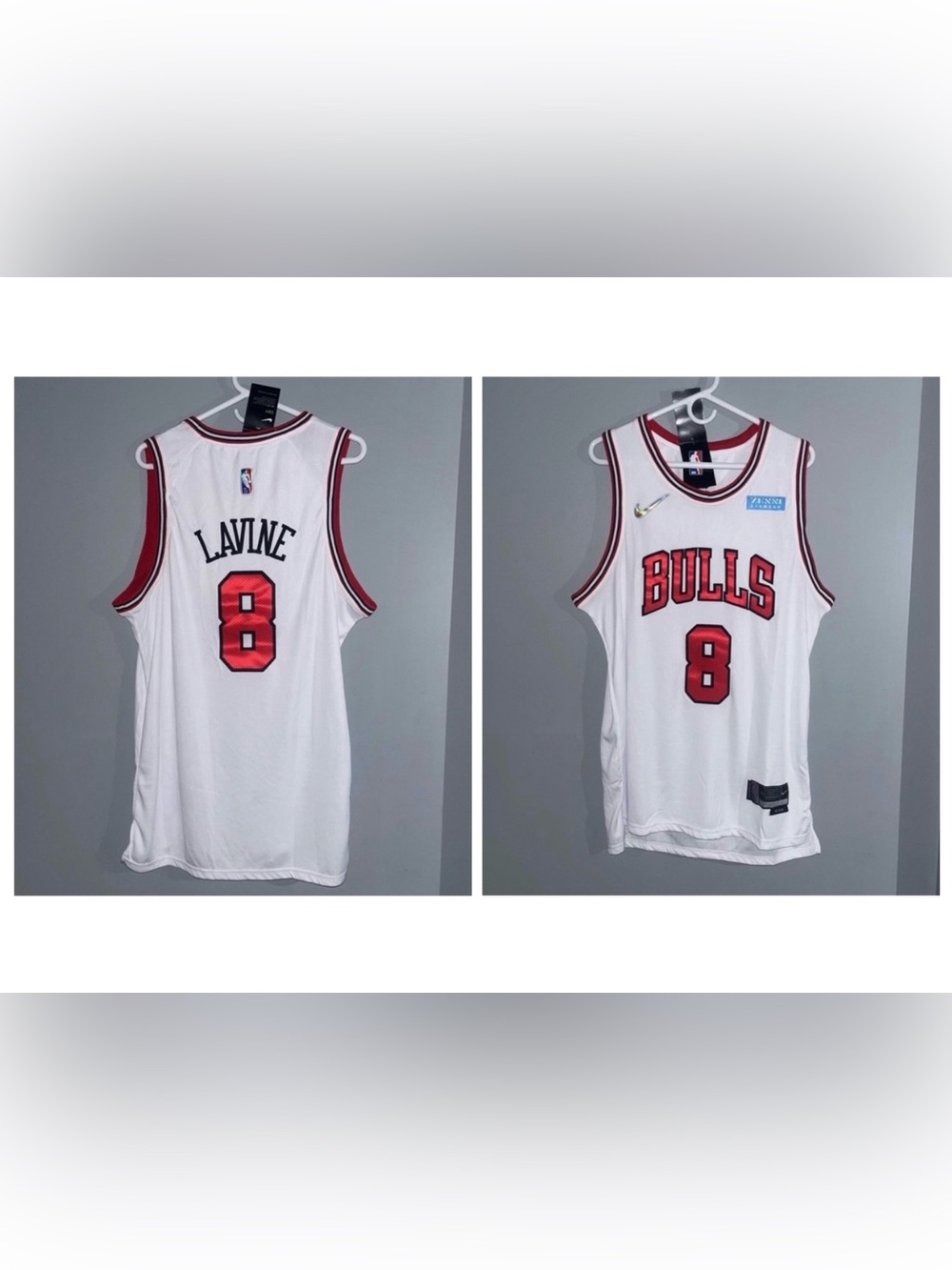 Nike NBA Diamond Icon Edition Chicago Bulls 75th Anniversary Zach Lavine Jersey